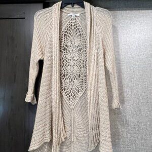 Fever - Crochet - Cardigan - Small - Beige